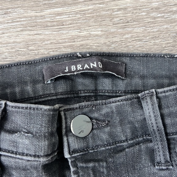 J Brand Black Distressed Skinny Jeans 27 - Picture 4 of 11